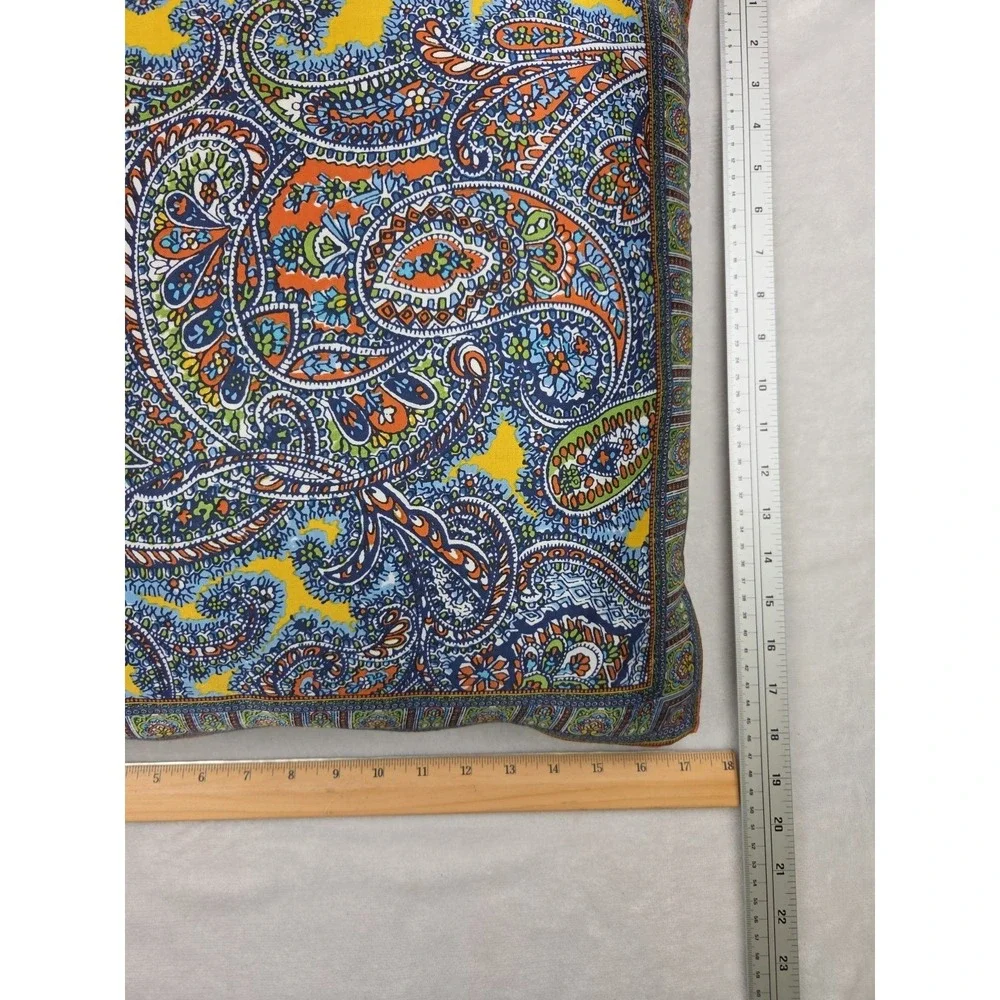 Pottery Barn‎ Silk Blend Paisley Bright 2016 Pillow Covers 18